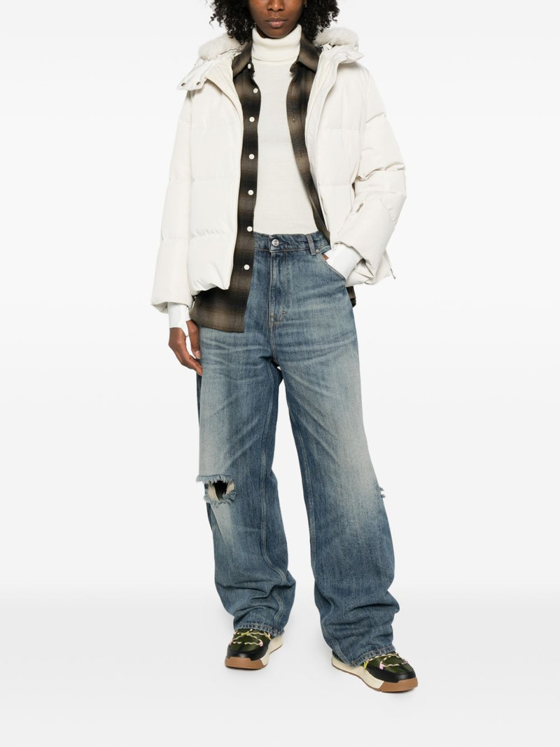 Yves Salomon hooded puffer jacket outlook