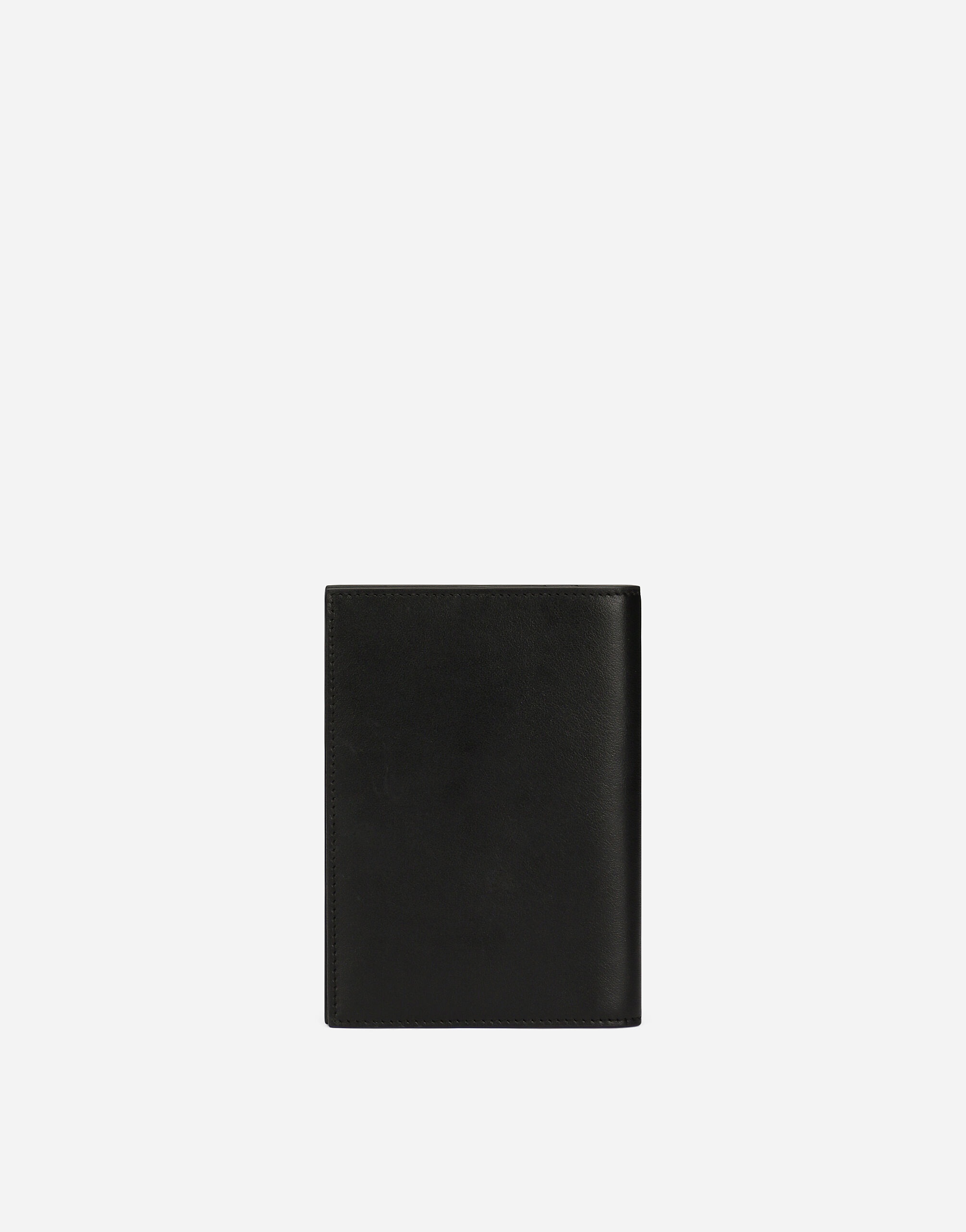 Calfskin passport holder with logo - 3