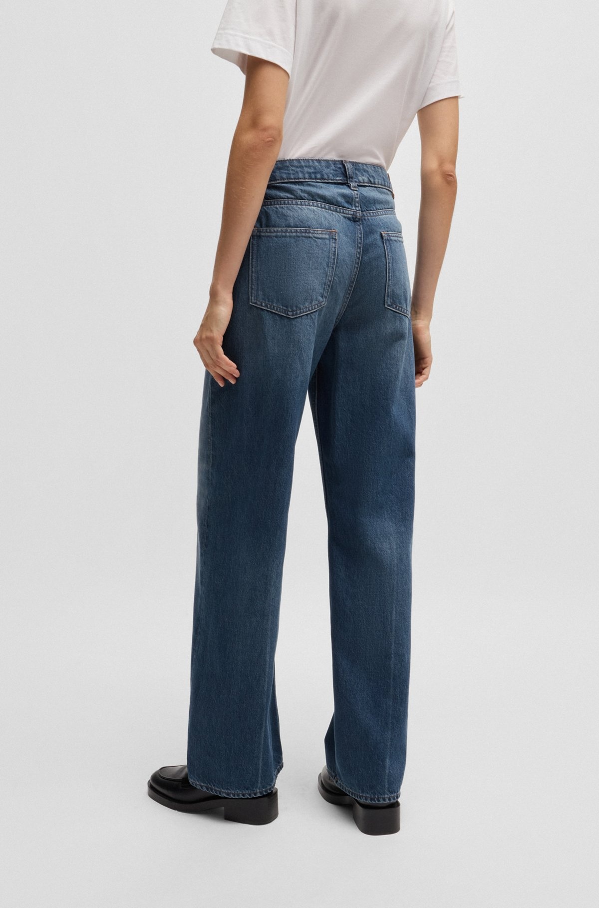 INDIGO JEANS IN DENIM - 4