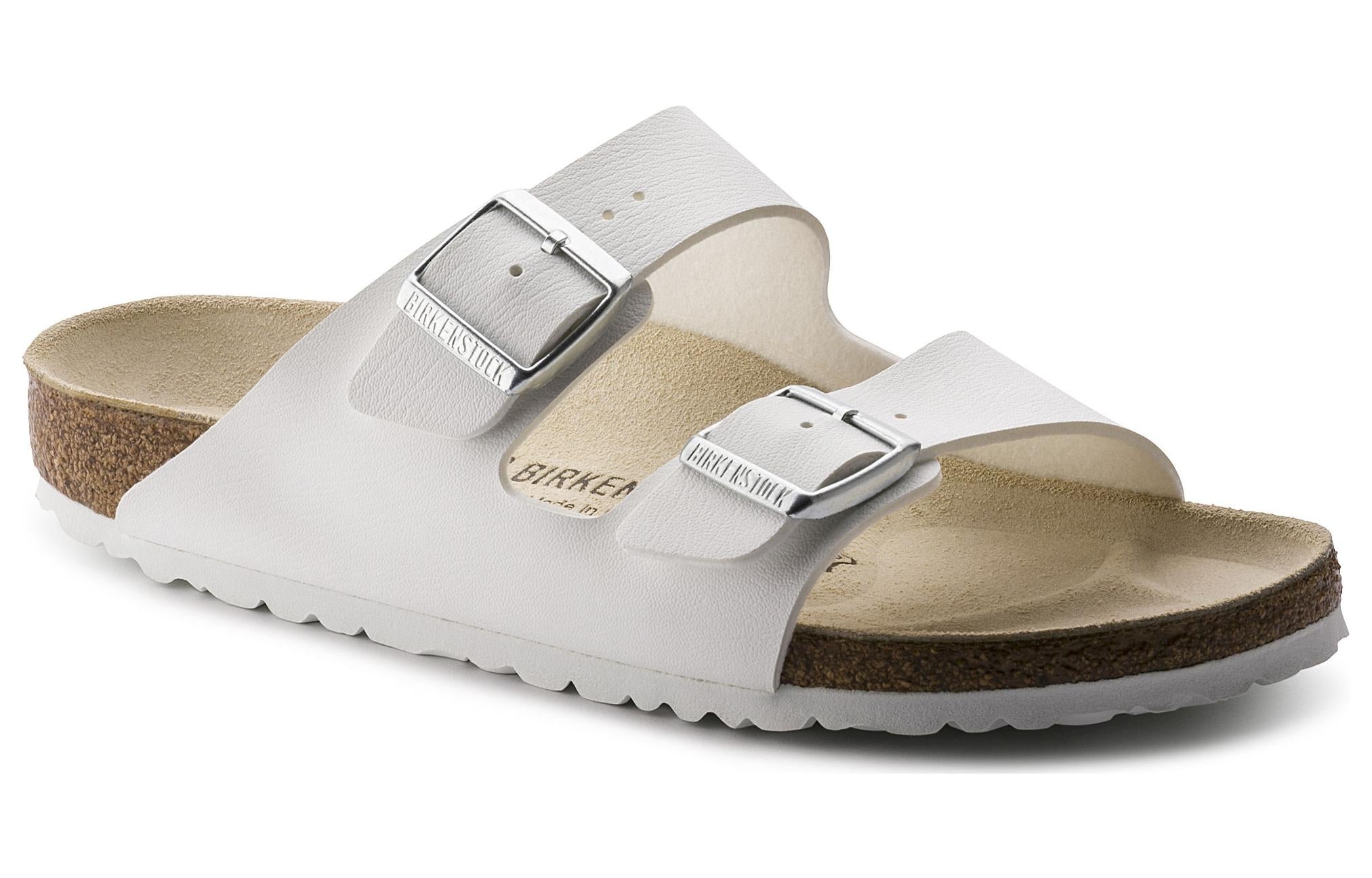 Birkenstock Arizona Birko Flor Narrow Fit 'White' 0051733 - 2