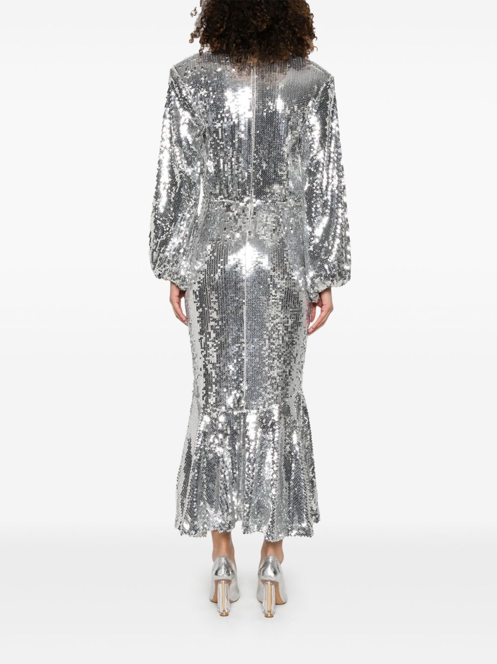 sequined maxi dress - 4