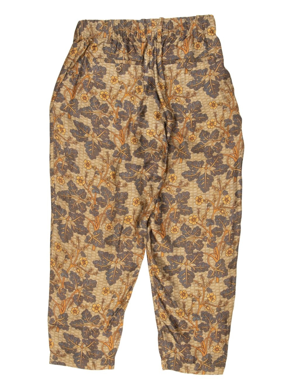 floral-print trousers - 2
