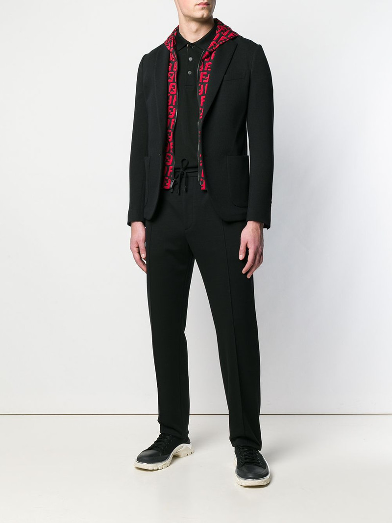 FENDI FF hooded blazer outlook