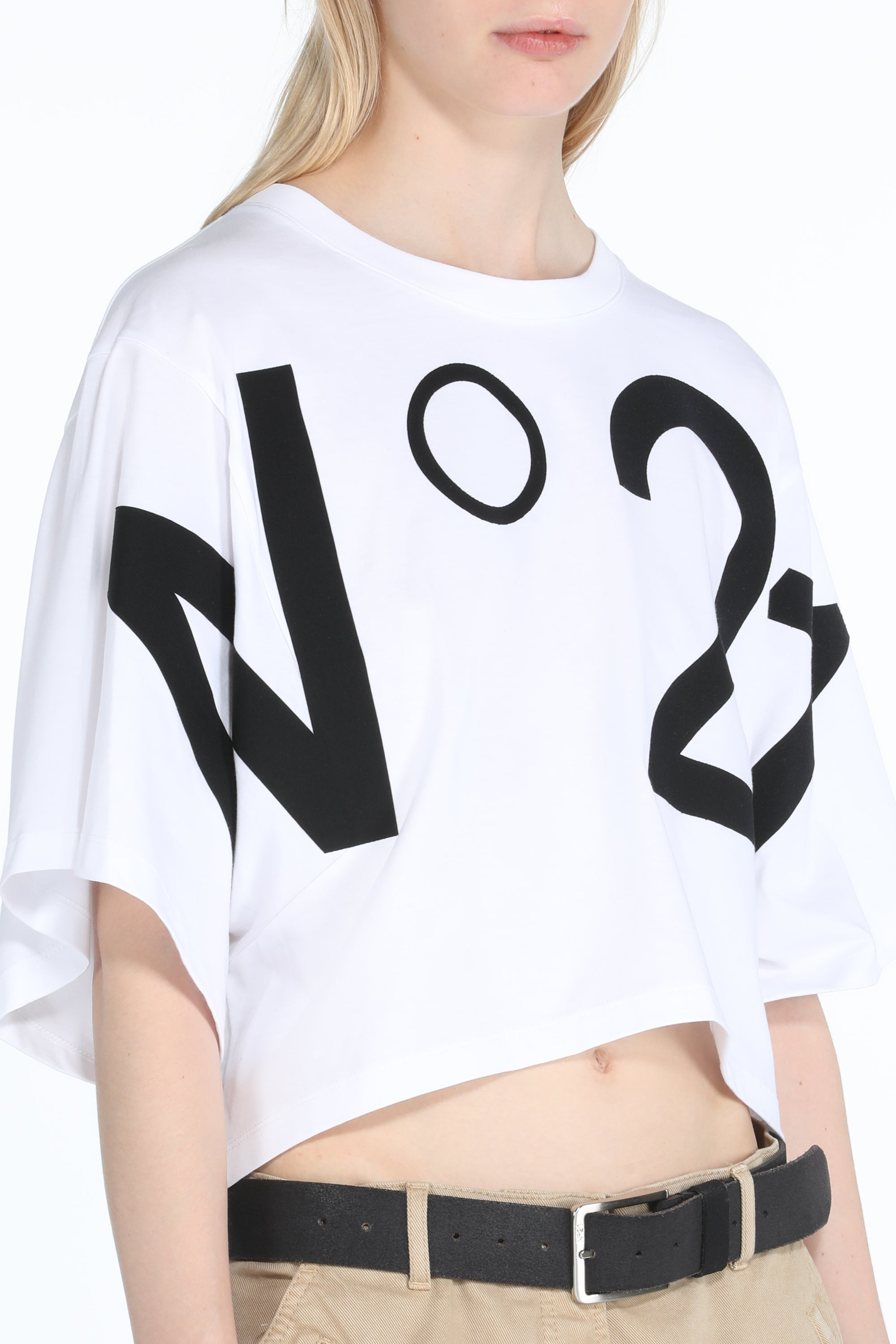 LOGO-PRINT CROPPED T-SHIRT - 5
