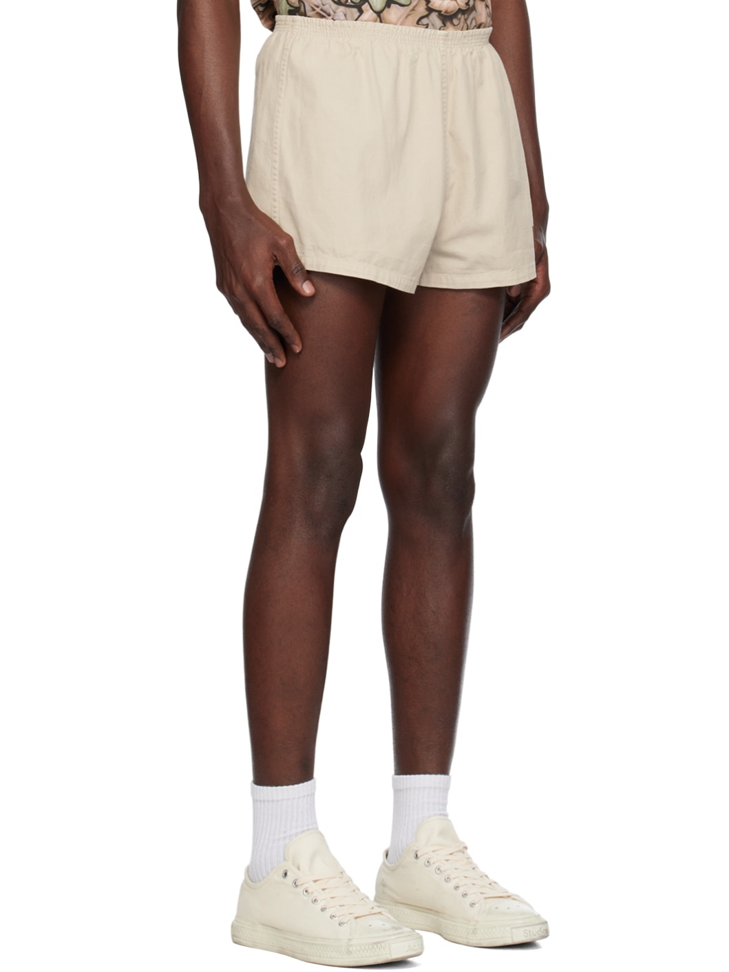 Beige Short Shorts - 2