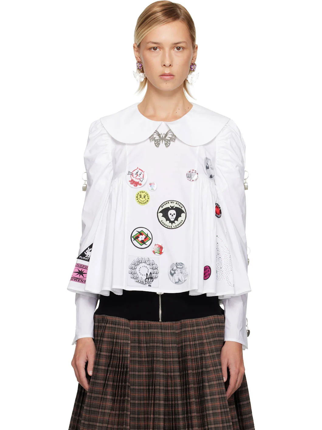 White Alibi Blouse - 1