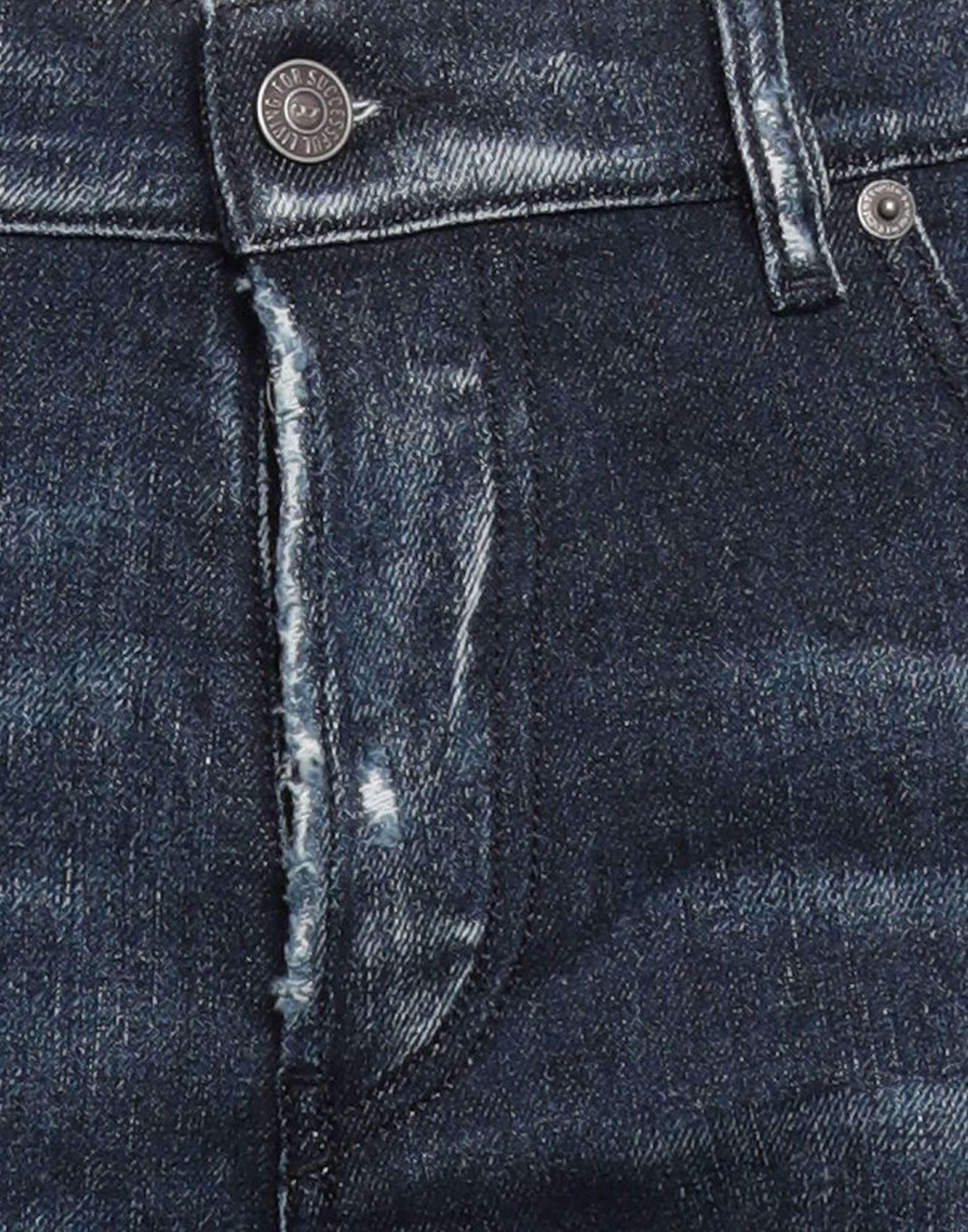 Blue Men's Denim Pants - 4