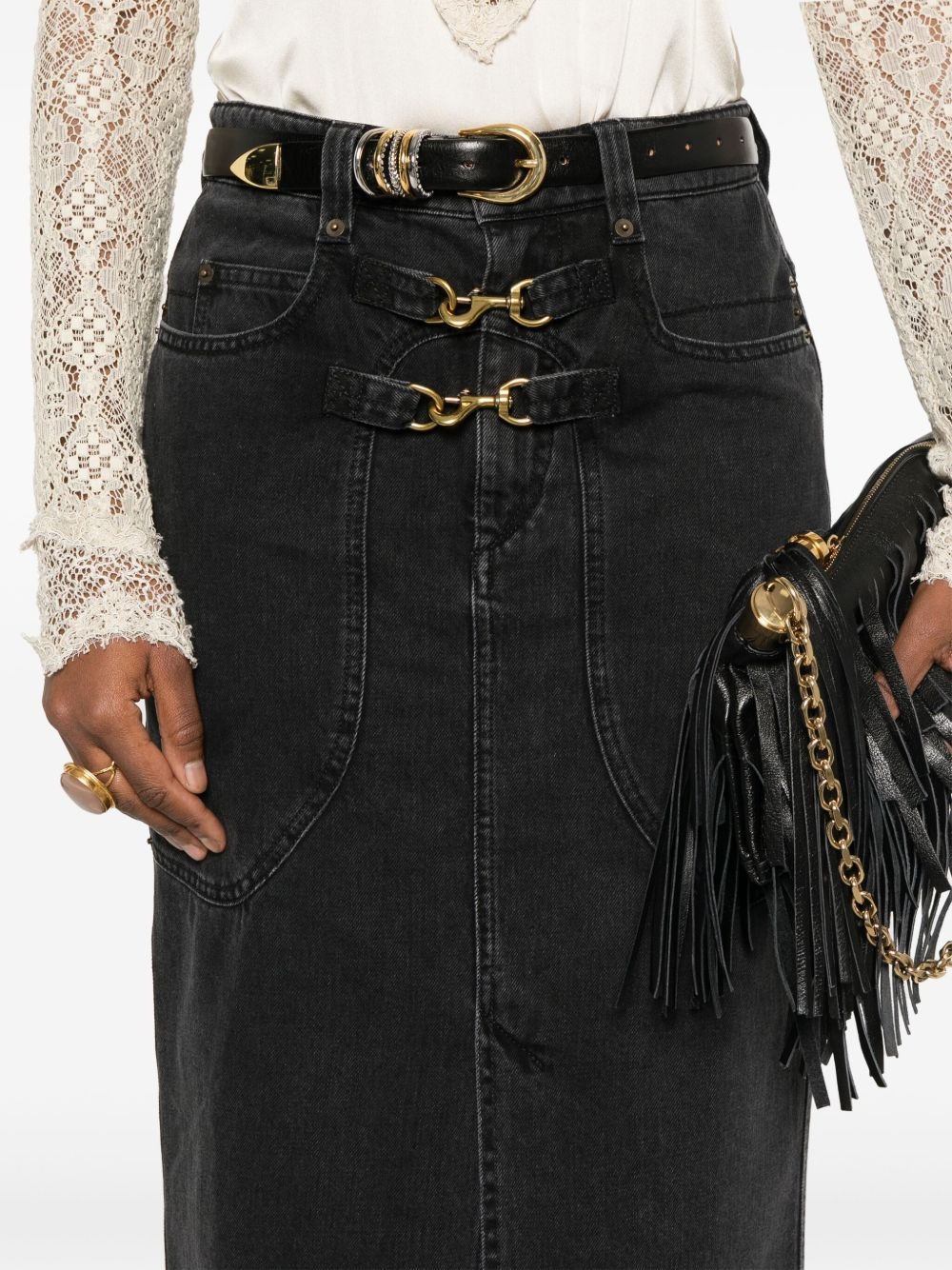 Pavina denin skirt - 5