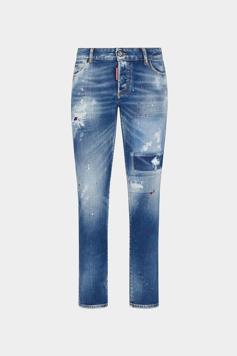 MEDIUM WORN OUT BOOTY WASH JENNIFER JEANS 1