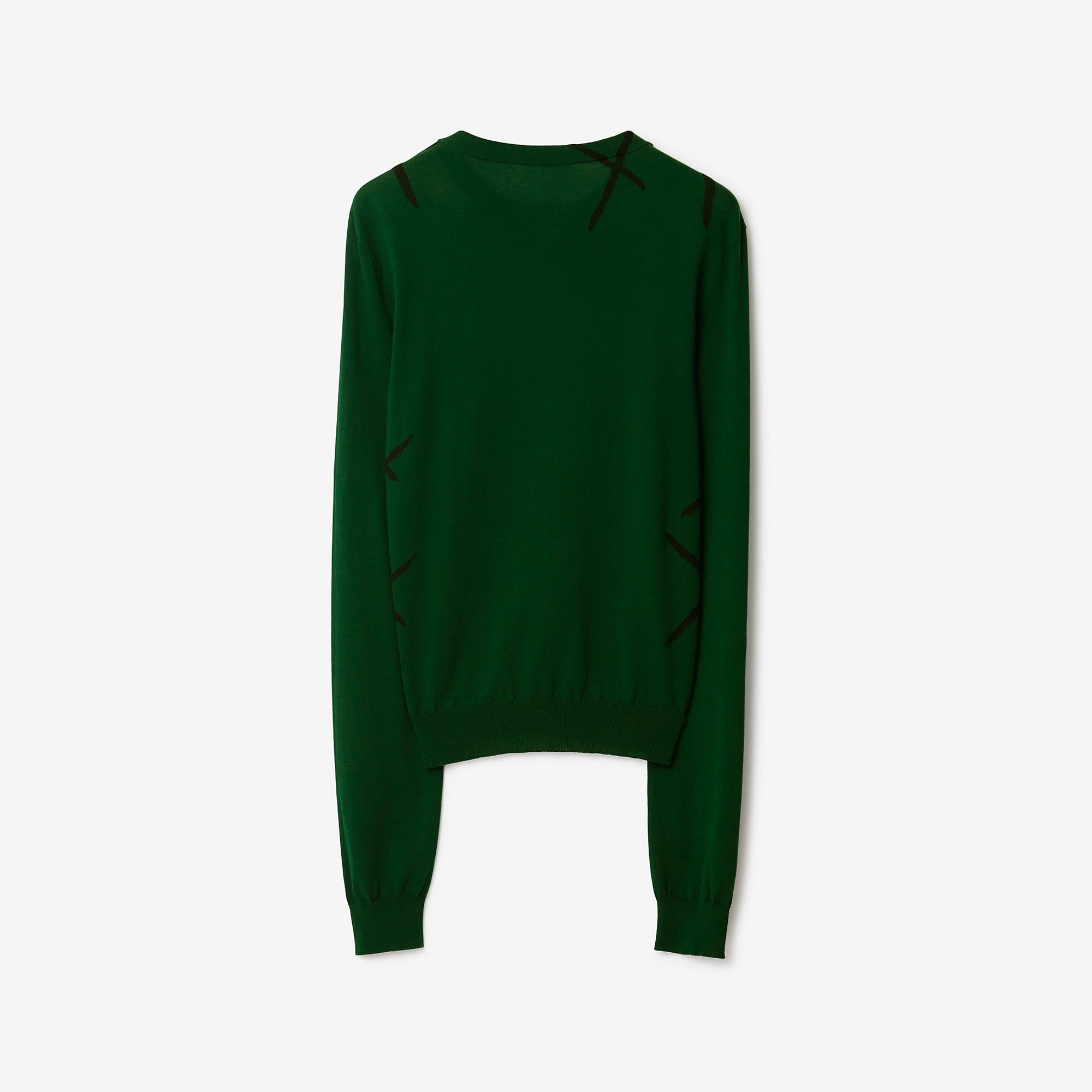 Argyle Cotton Sweater - 5