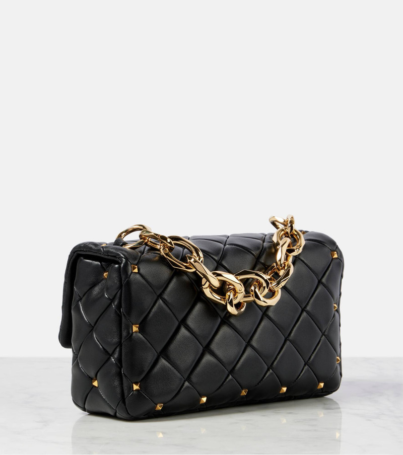 Rockstud Spike Small leather shoulder bag 4