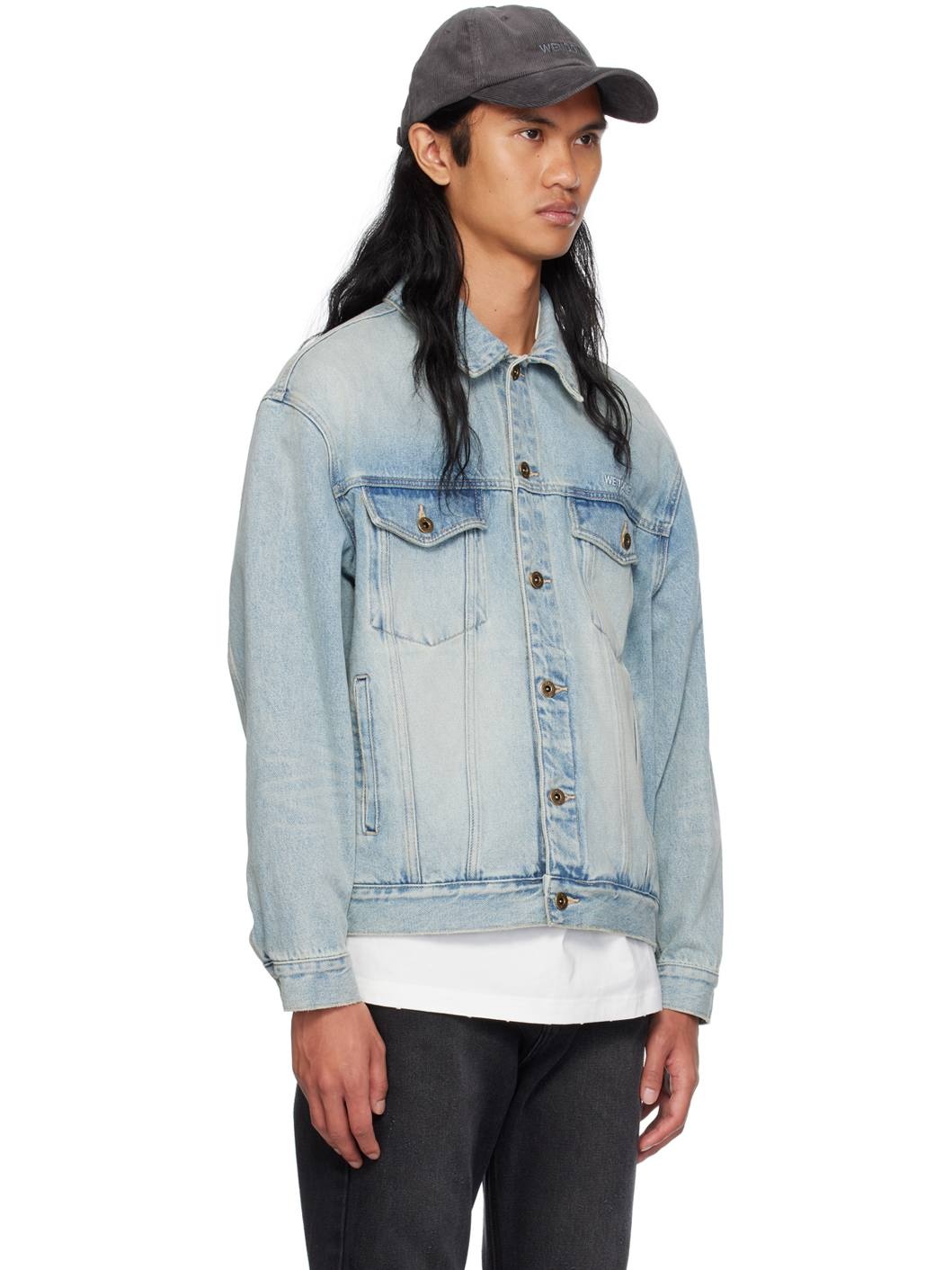 Blue Washed Denim Jacket - 2