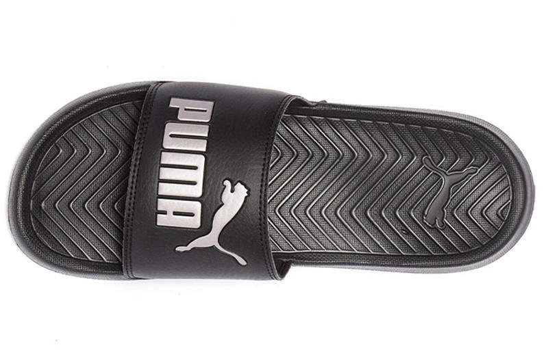 PUMA (WMNS) PUMA Popcat Minimalistic Casual Shoe Black Silver 361222-17 outlook