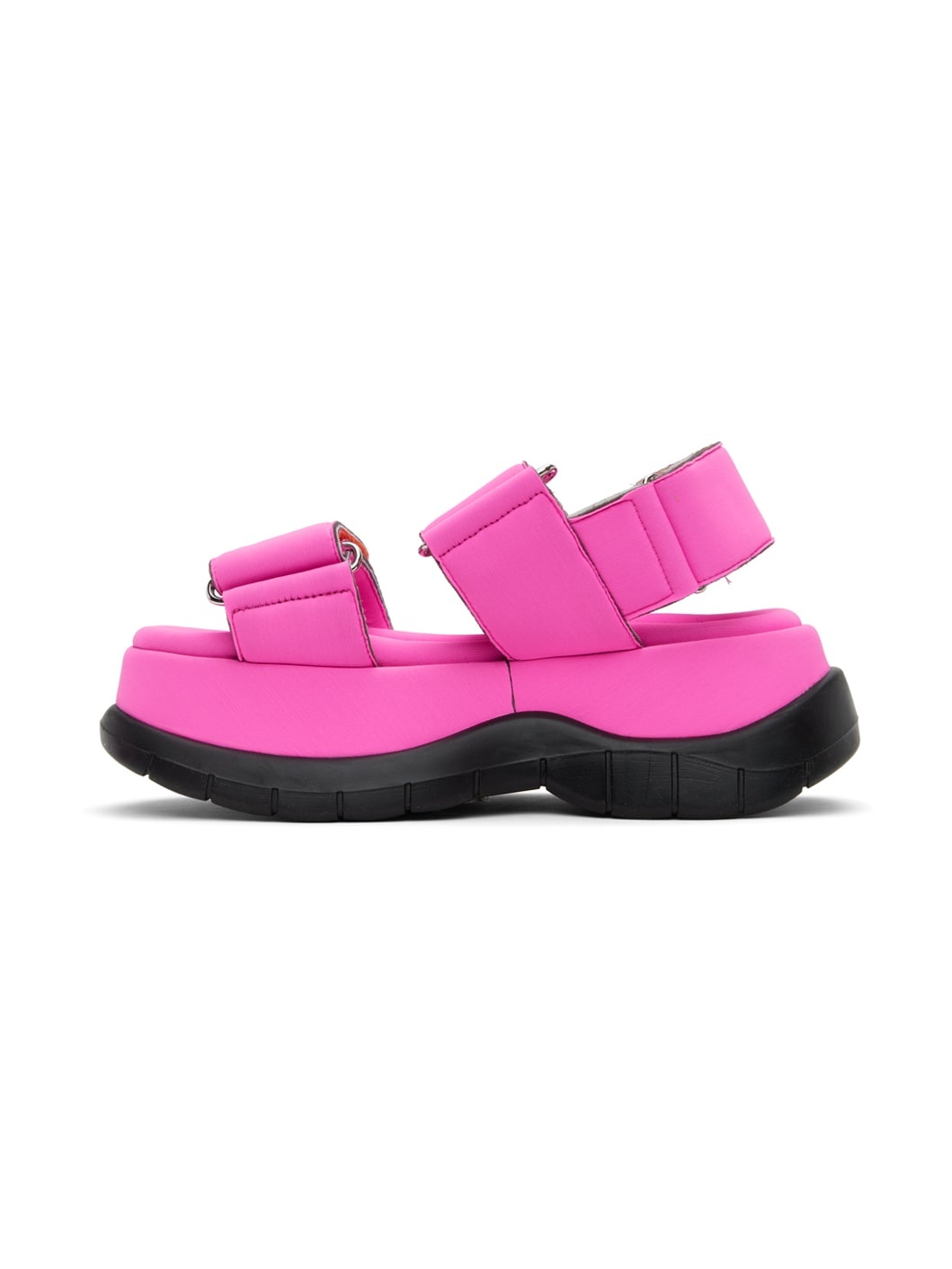 SSENSE Exclusive Pink Low Platform Sandals - 3