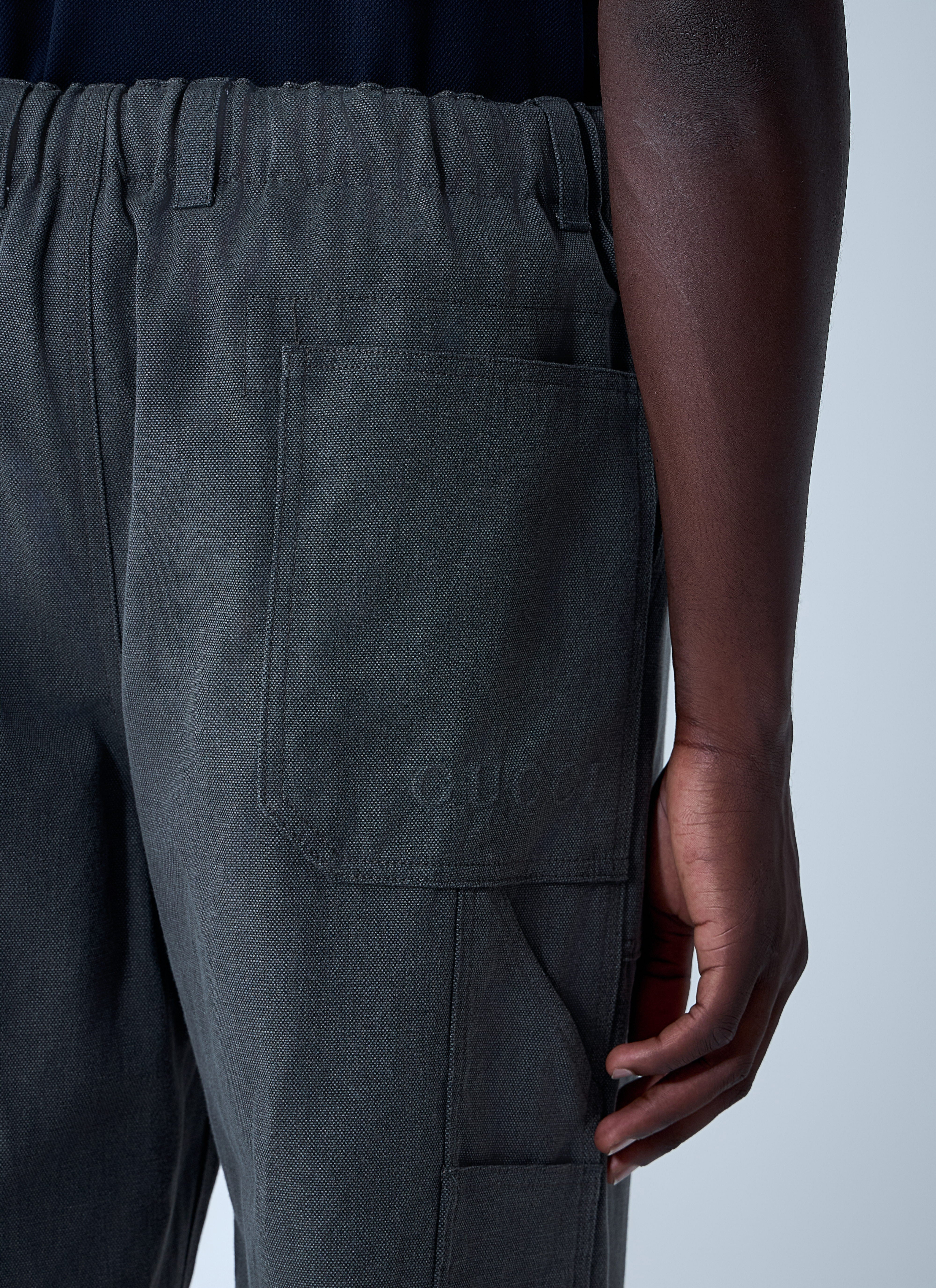 Gucci Men Faded Canvas Pants - 6