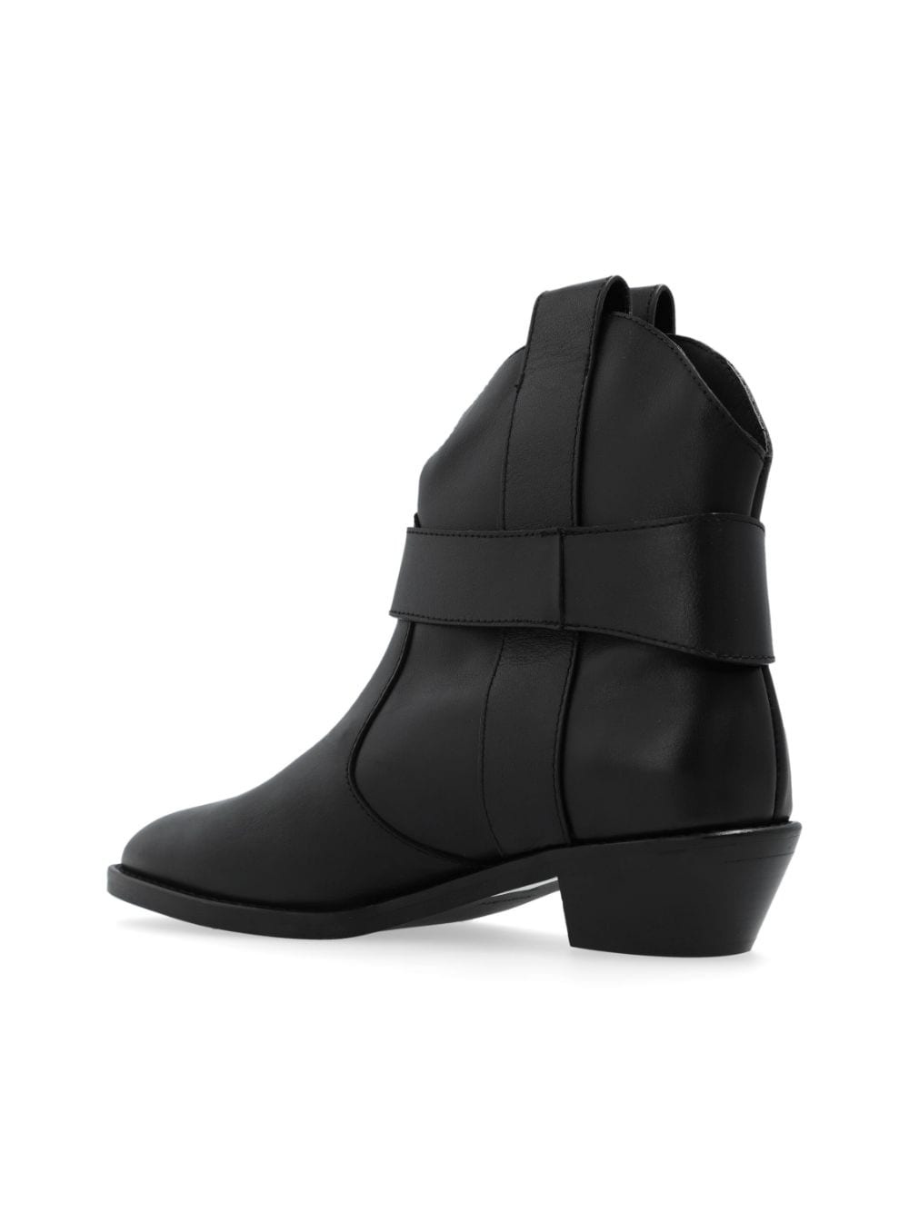 45mm ankle leather boots - 5