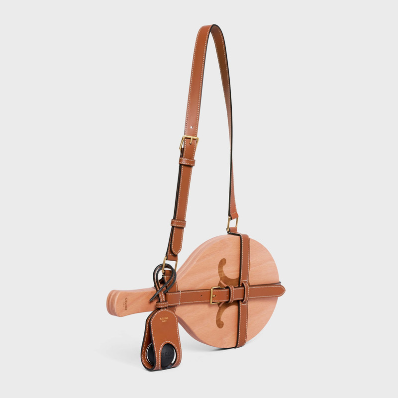 Beach rackets in wood and Calfskin 3
