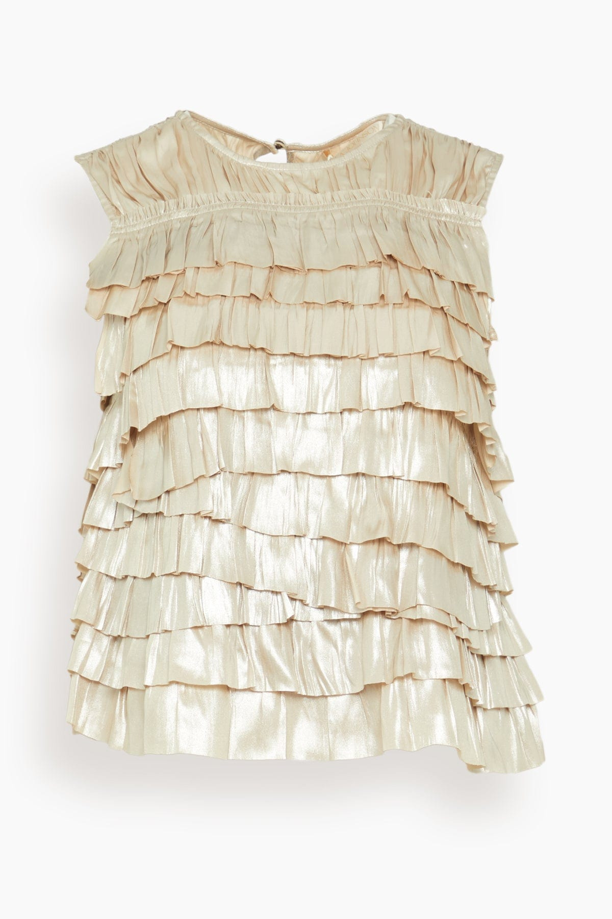 Quinn Layered Sleeveless Top in Opal - 1