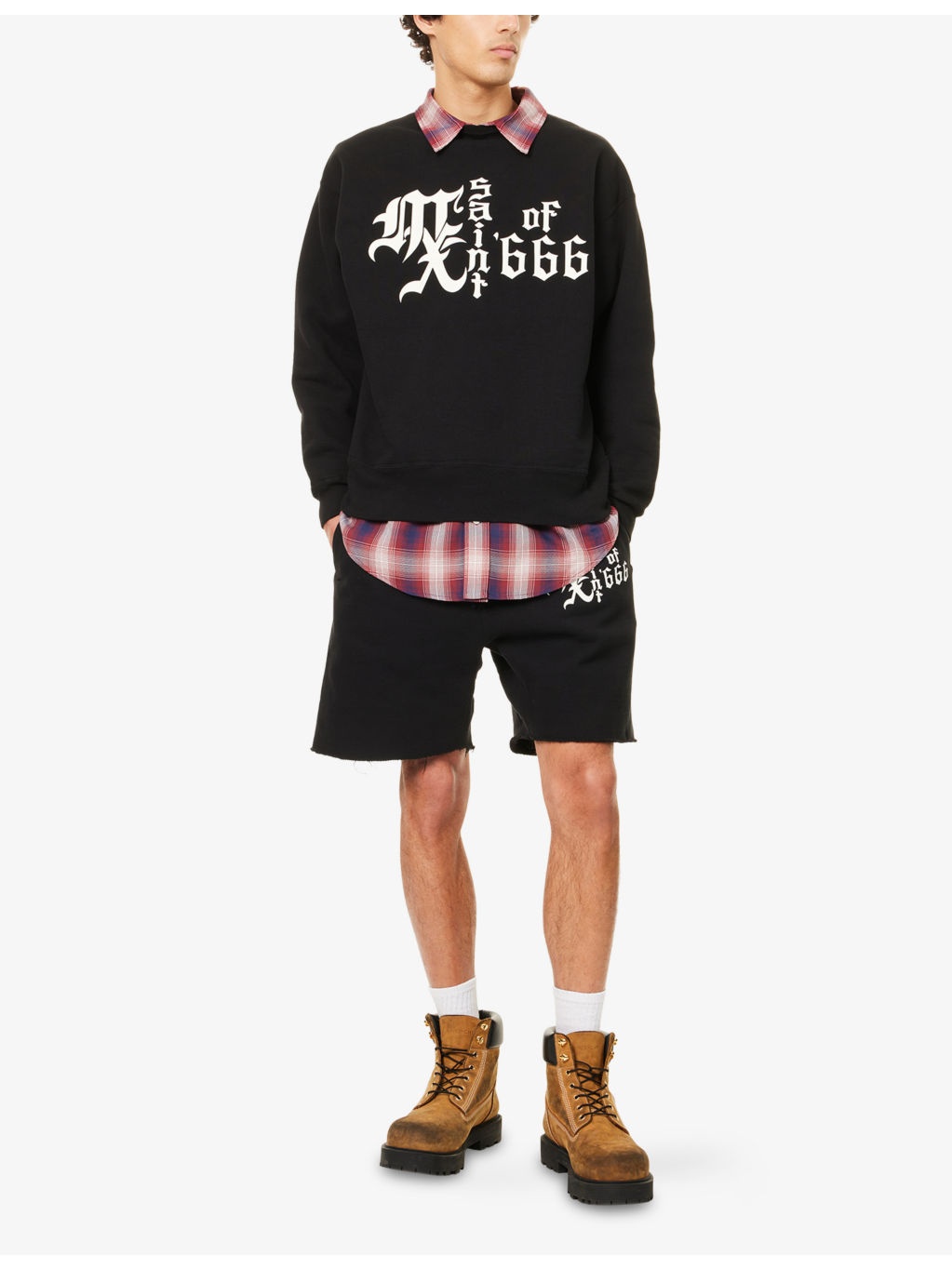 666 Graphic-Print Cotton Sweatshirt - 2
