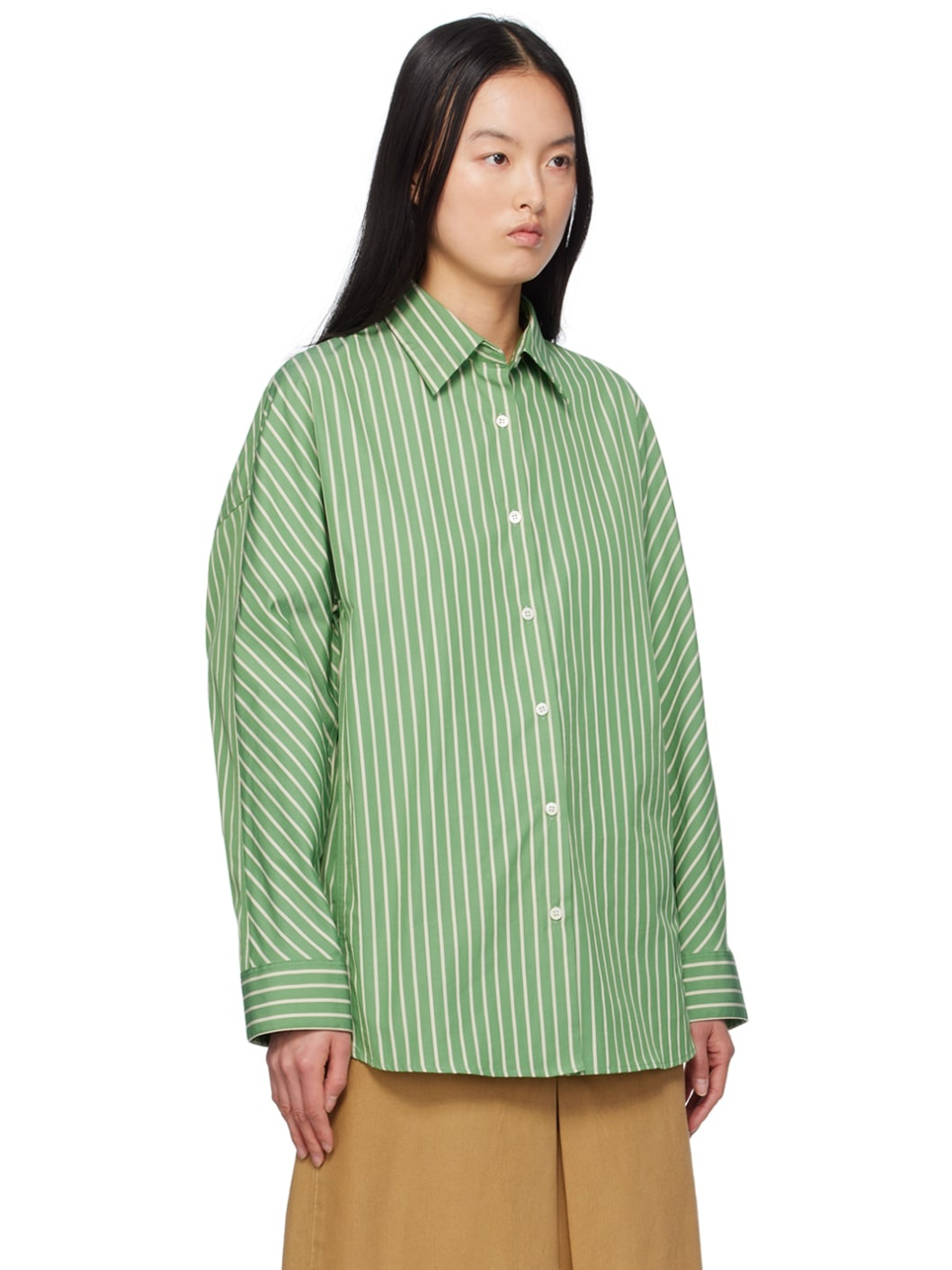 Green Oversized Shirt - 2