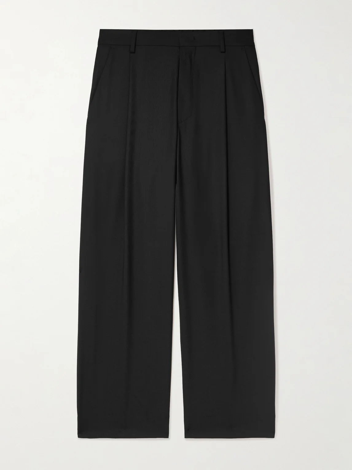 Kay 1088 Straight-Leg Pleated Recycled Woven Trousers - 1