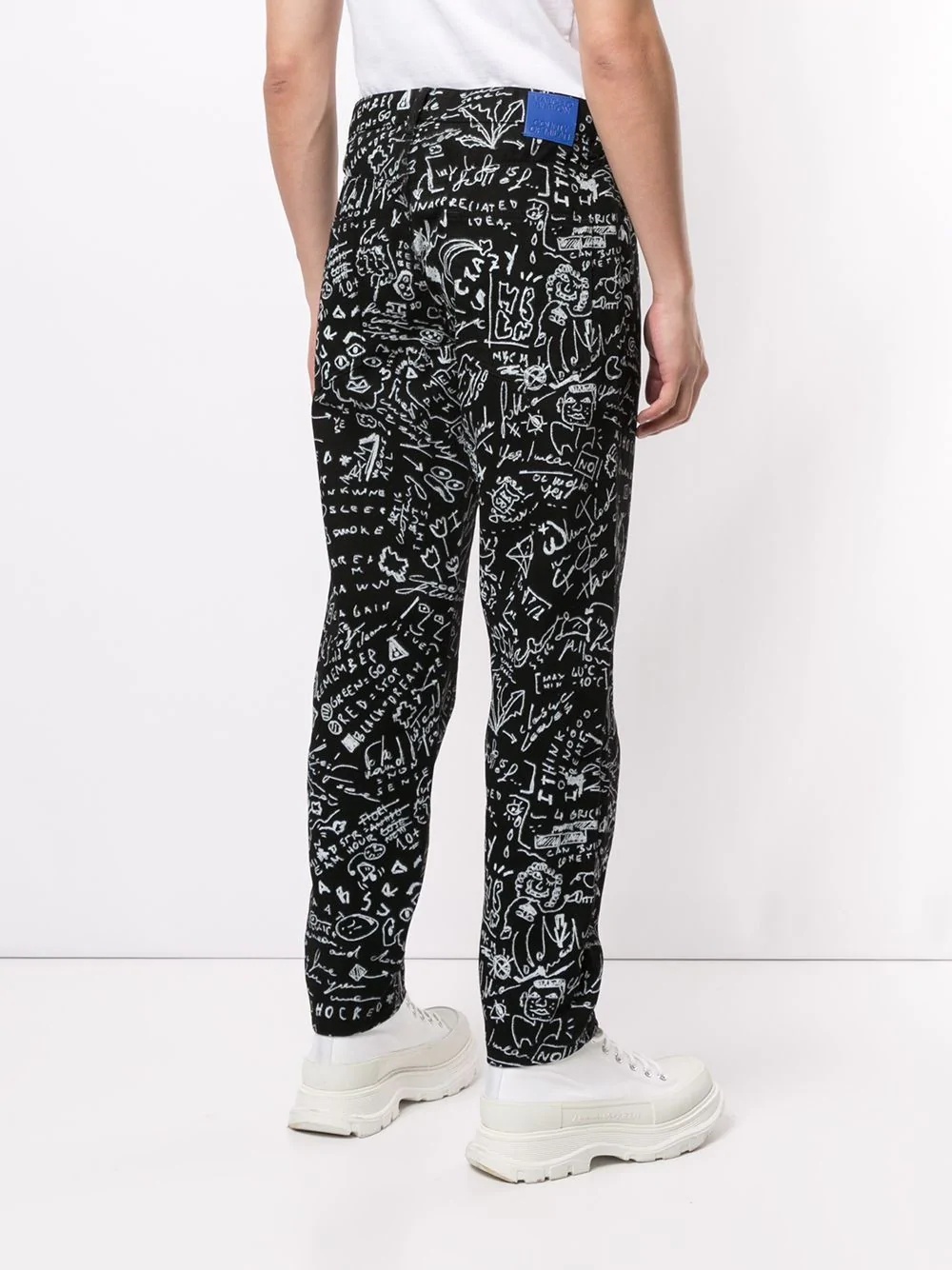 sketches print slim-fit jeans - 4