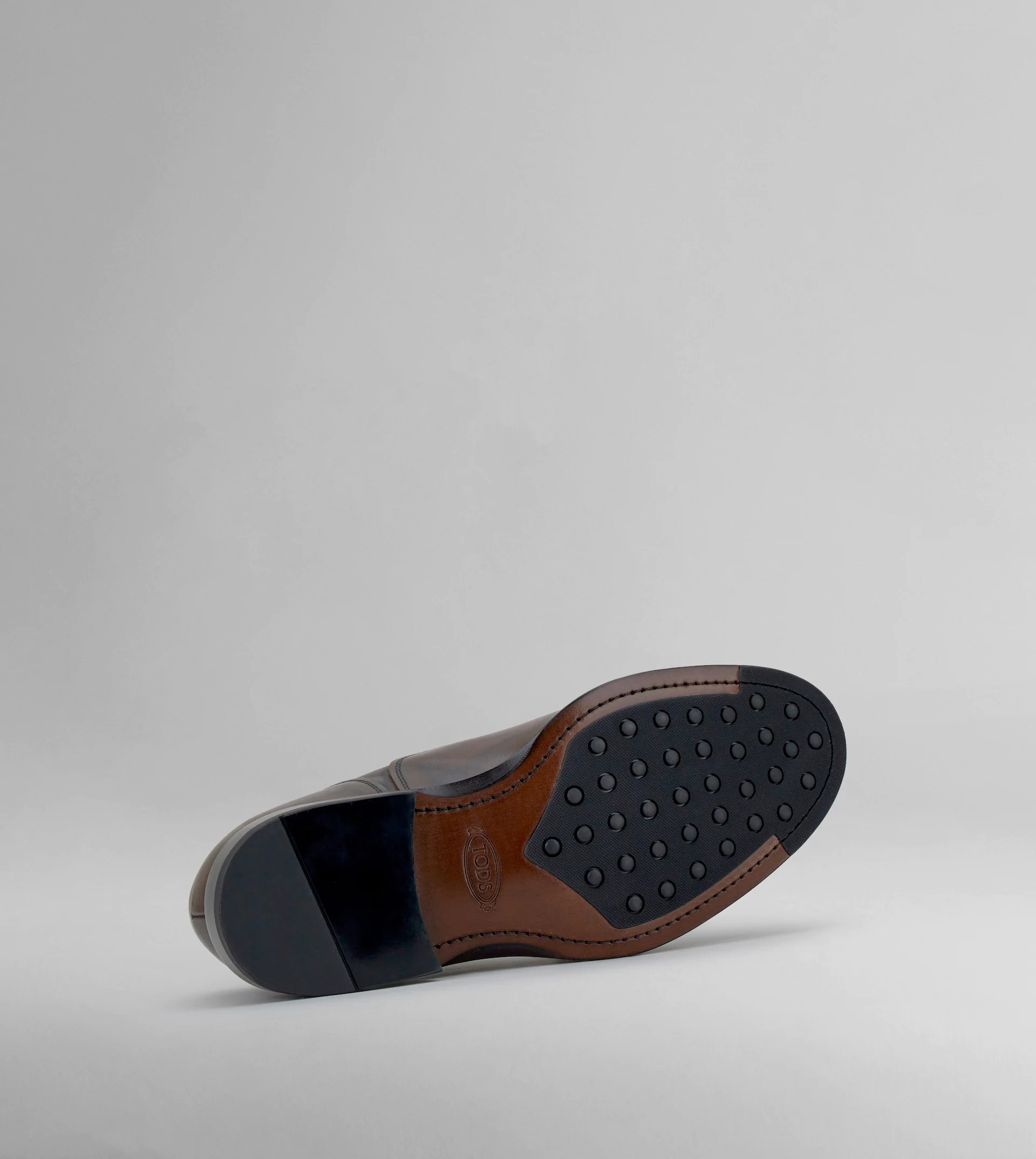 LACE-UPS IN LEATHER - BROWN - 4