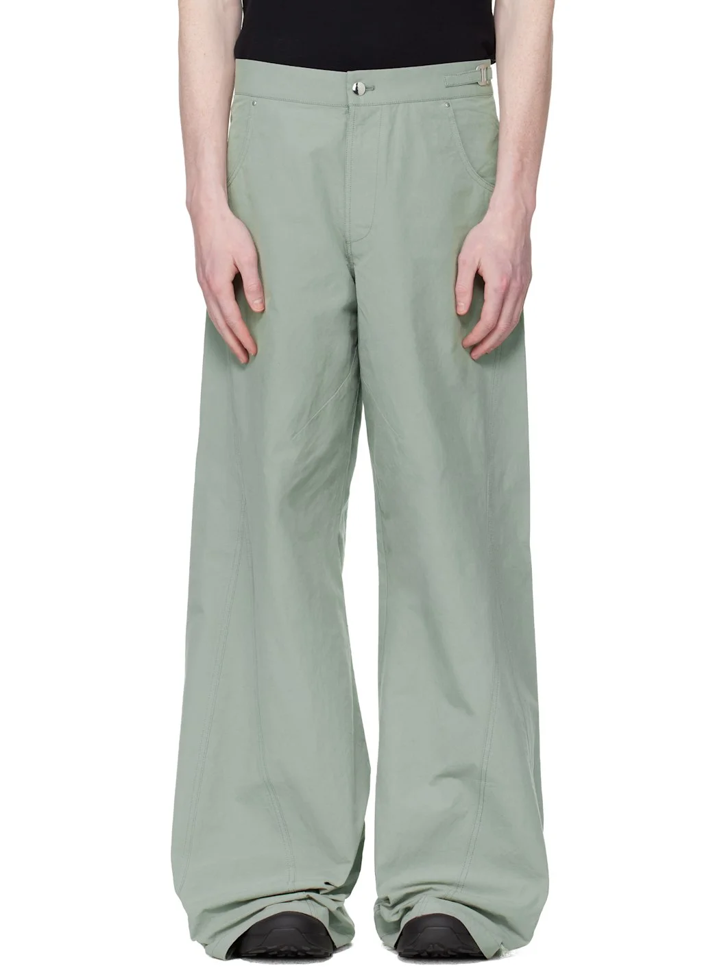 Green Sella Trousers - 1