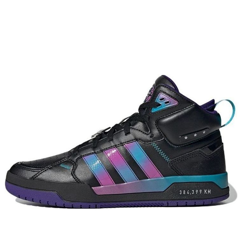 adidas 신 100db '블랙 퍼플' H03422 - 1
