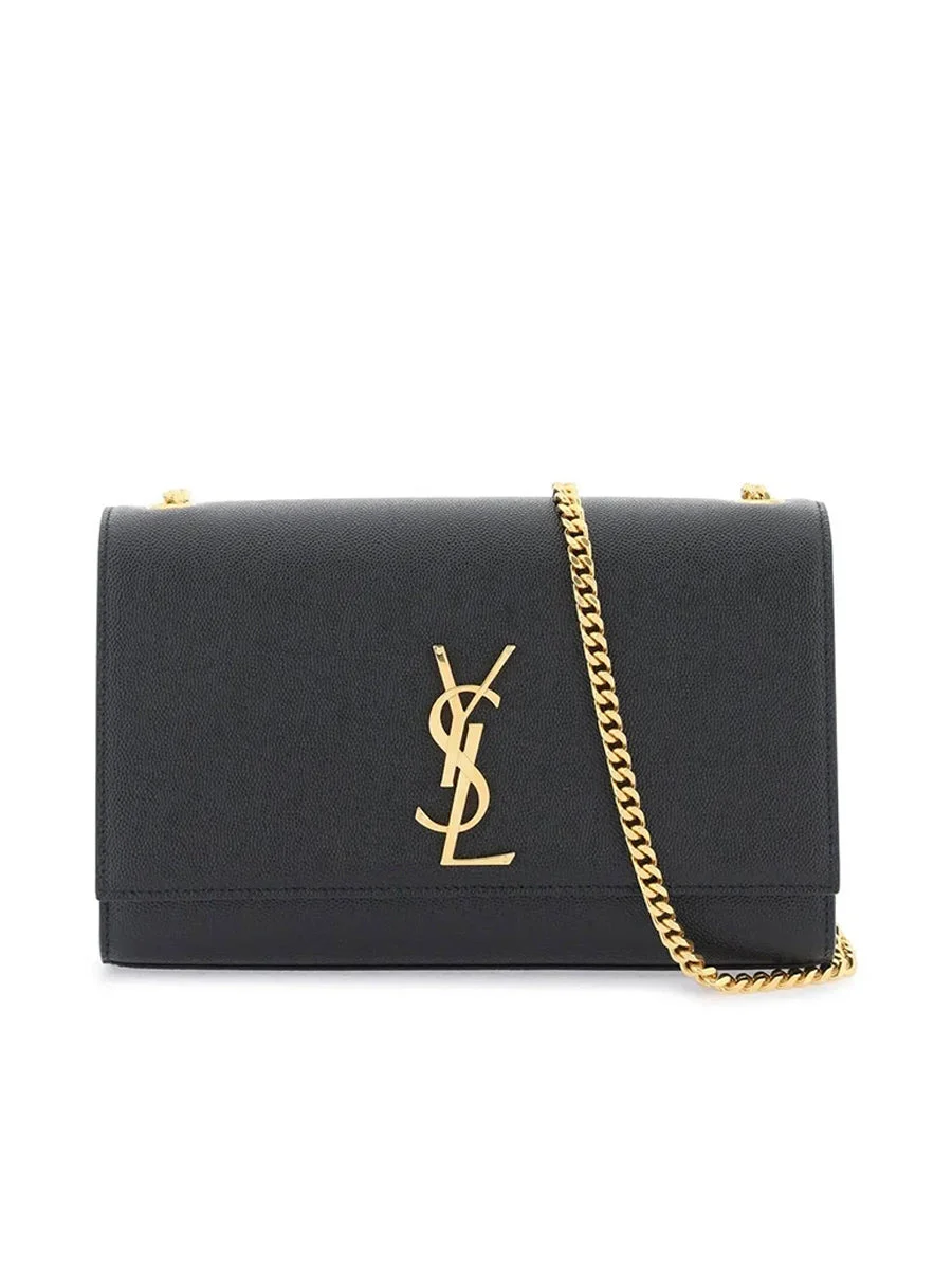 Saint Laurent Kate Medium in Grain De Poudre Embossed Leather - 1