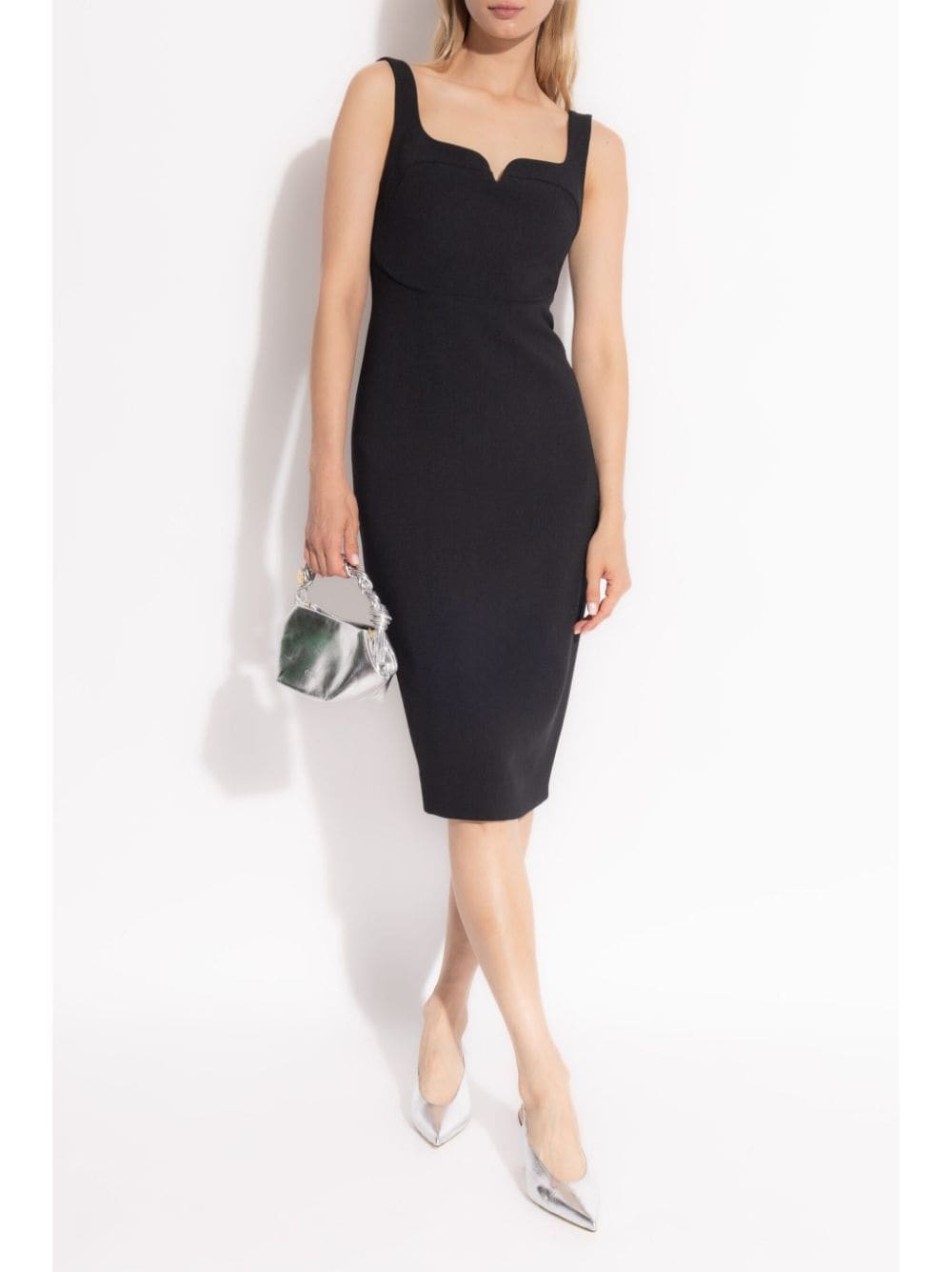 sleeveless midi dress - 2