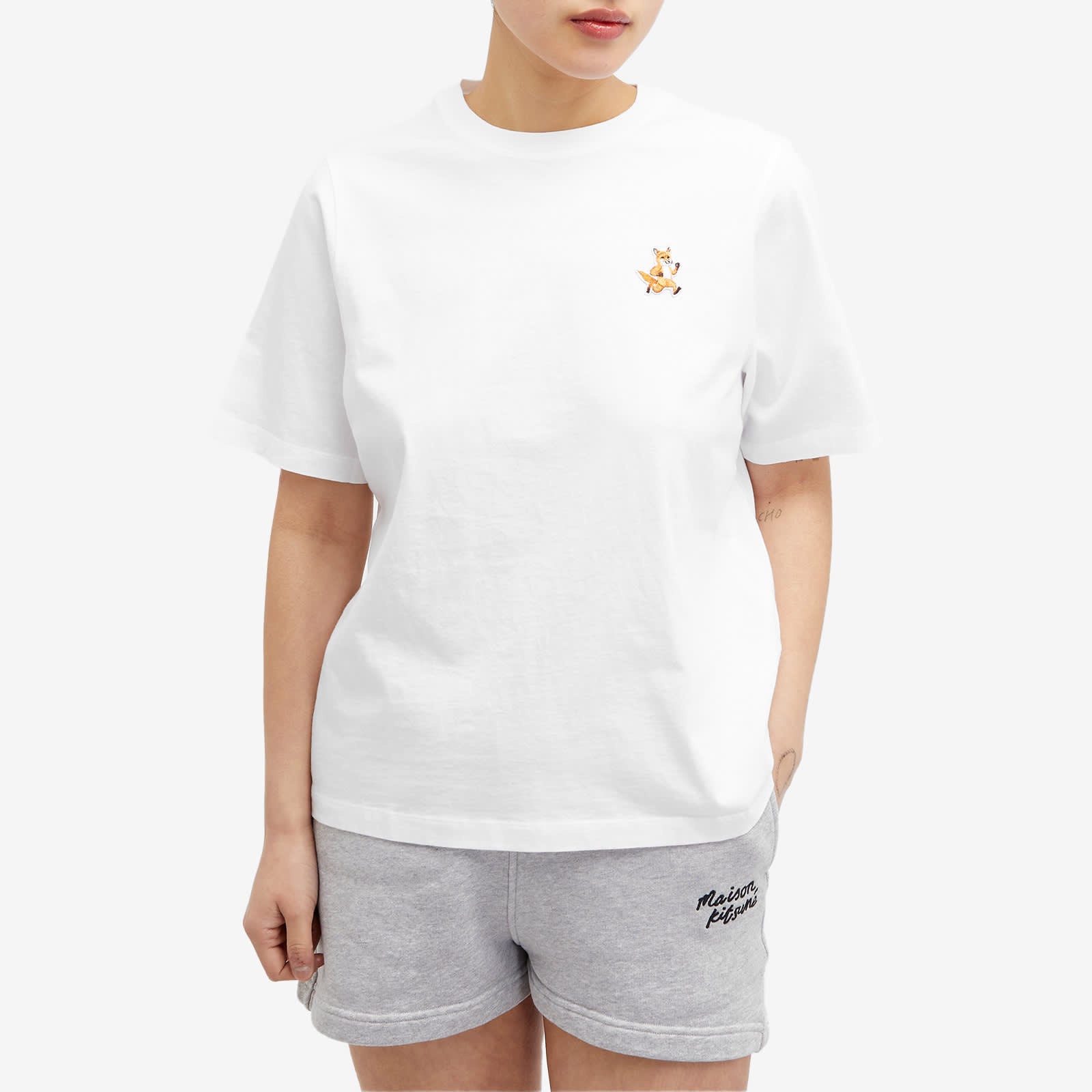 Maison Kitsune Speedy Fox Patch Comfort T-Shirt - 2