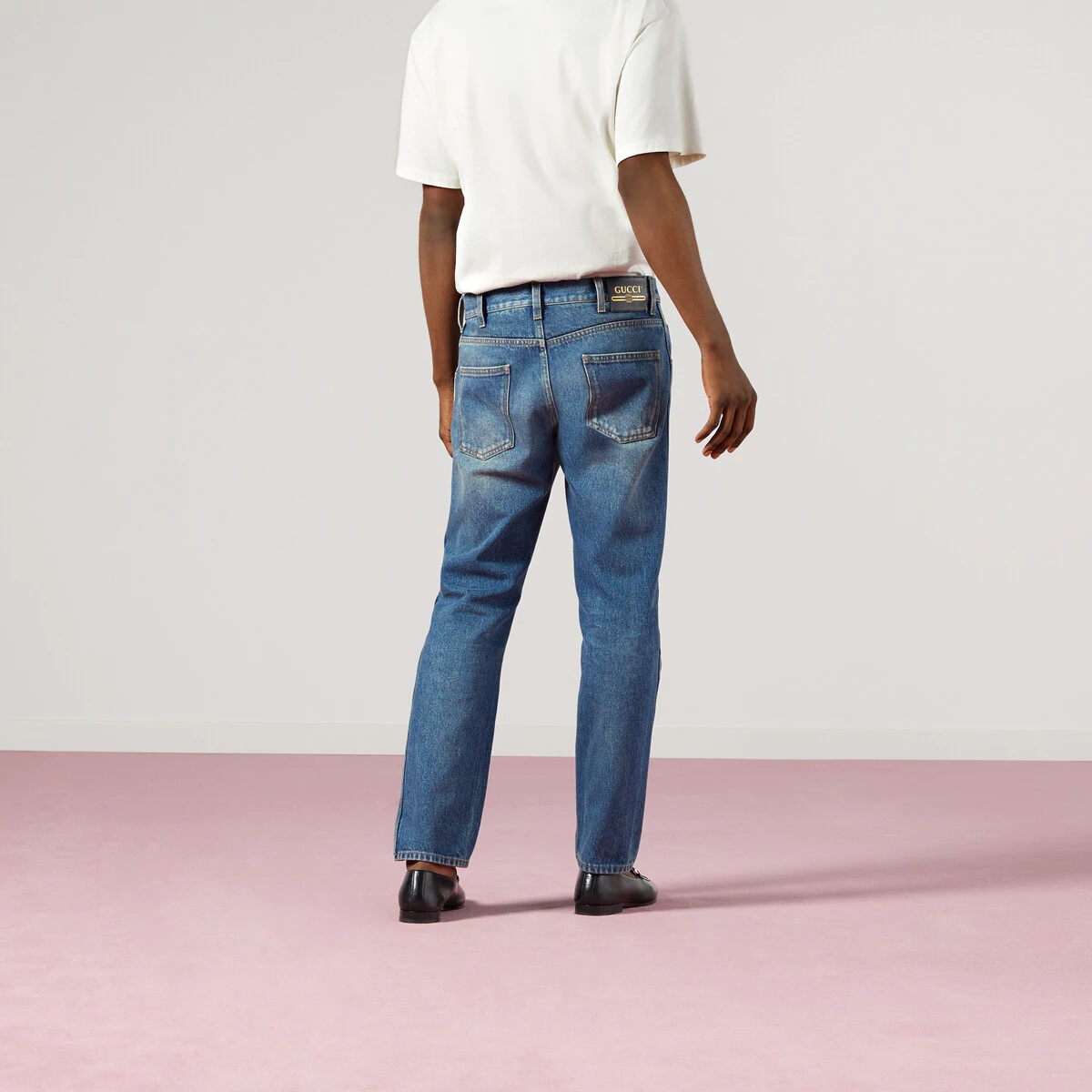 Tapered washed jeans - 8