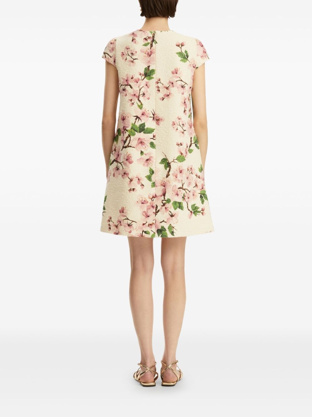 silk mini dress - 4