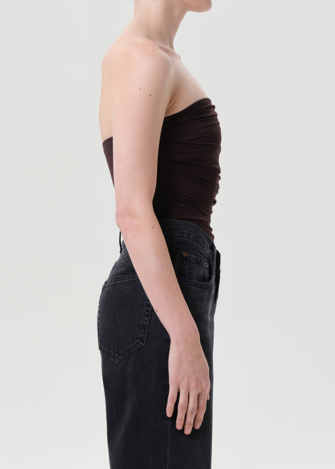 GWYNETH BODYSUIT IN CHOCOLATE - 4