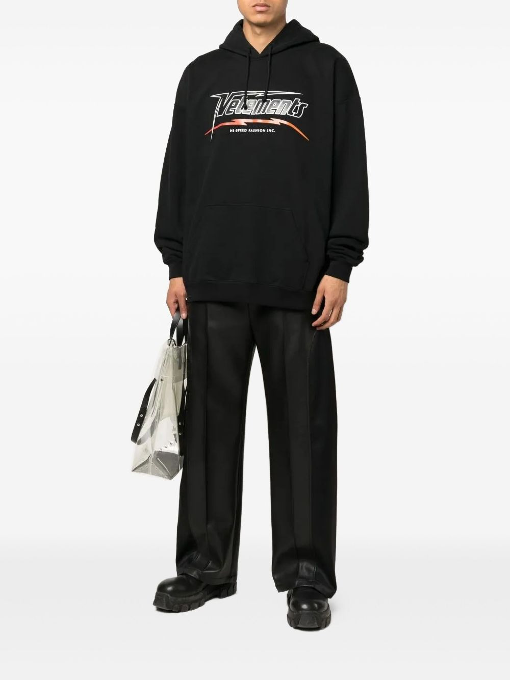 logo-print hoodie - 2