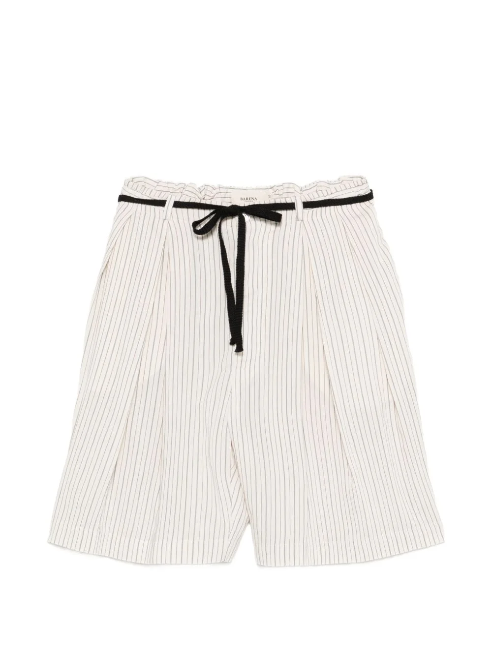 striped-pattern tailored shorts - 1