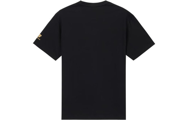 New Balance New Balance Athletics Casual Tee 'Black Orange' AMT32366-BK outlook