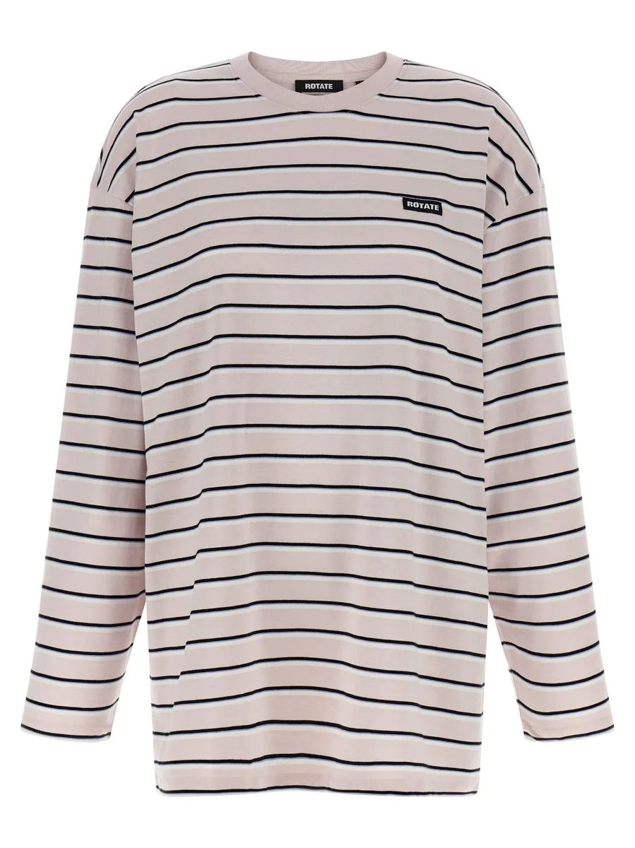 Rotate Birger Christensen Striped T-Shirt - 1