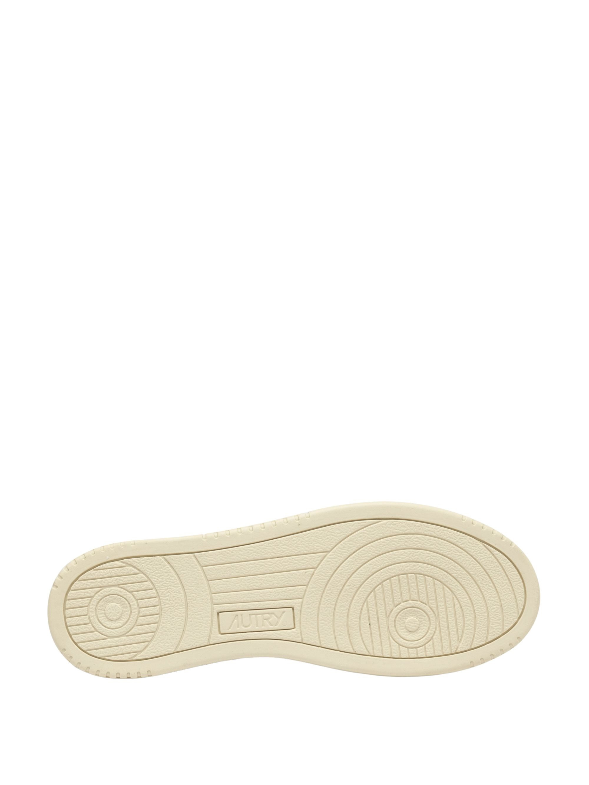 LEATHER SNEAKER WITH LOGO - 5