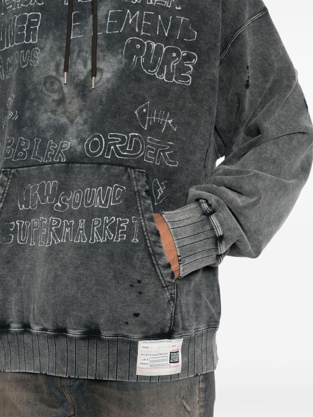 bleached hoodie - 5