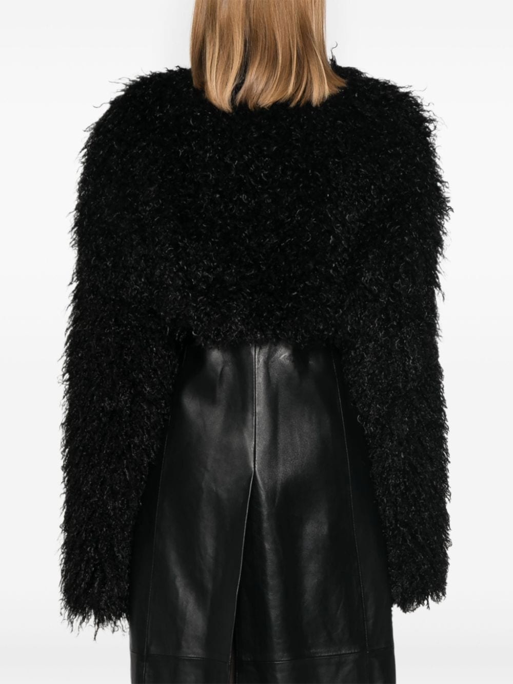 faux-fur jacket - 4