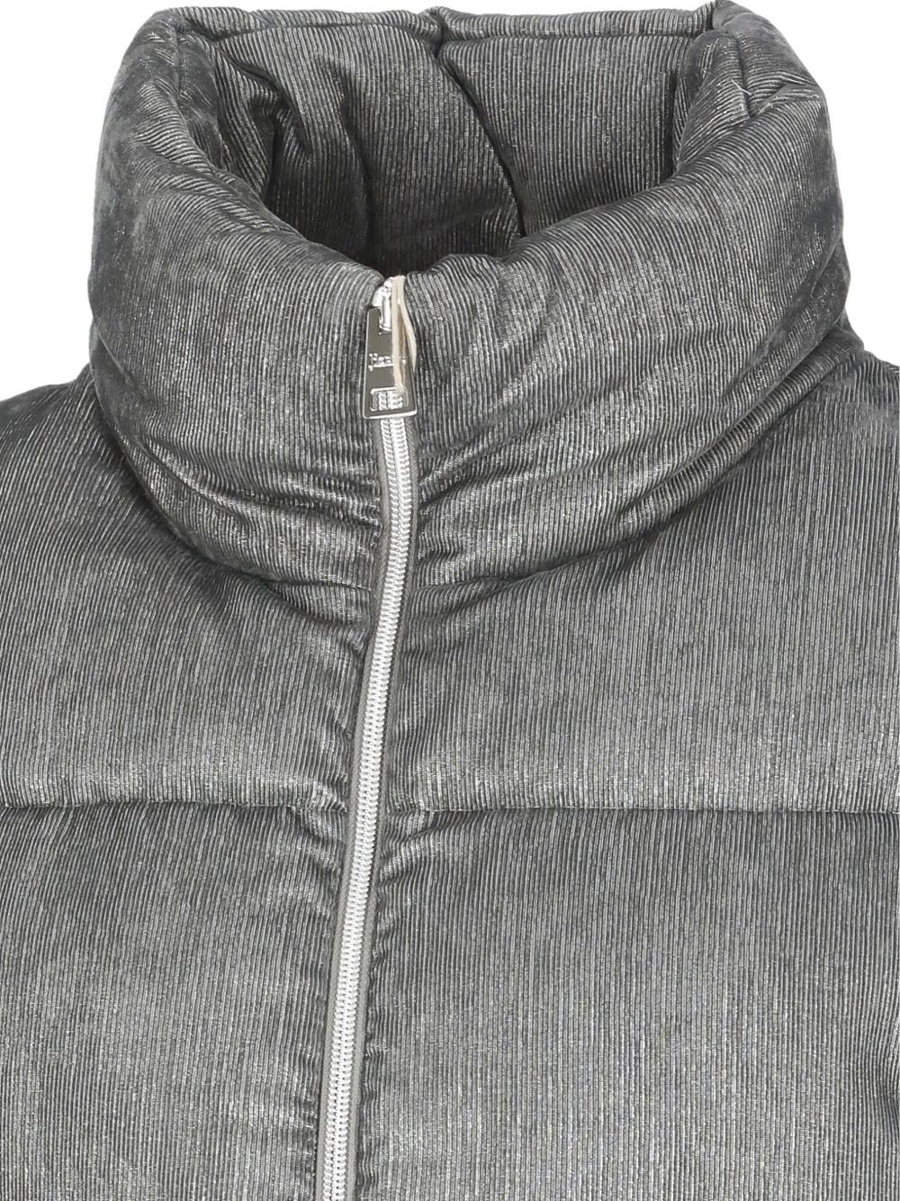 quilted turtleneck gilet - 3
