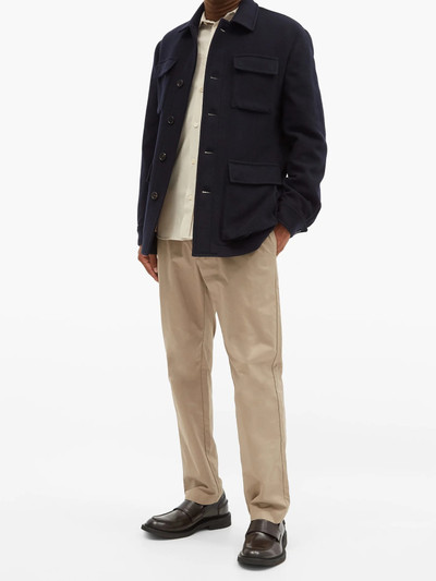 Brunello Cucinelli Single-breasted cashmere coat outlook