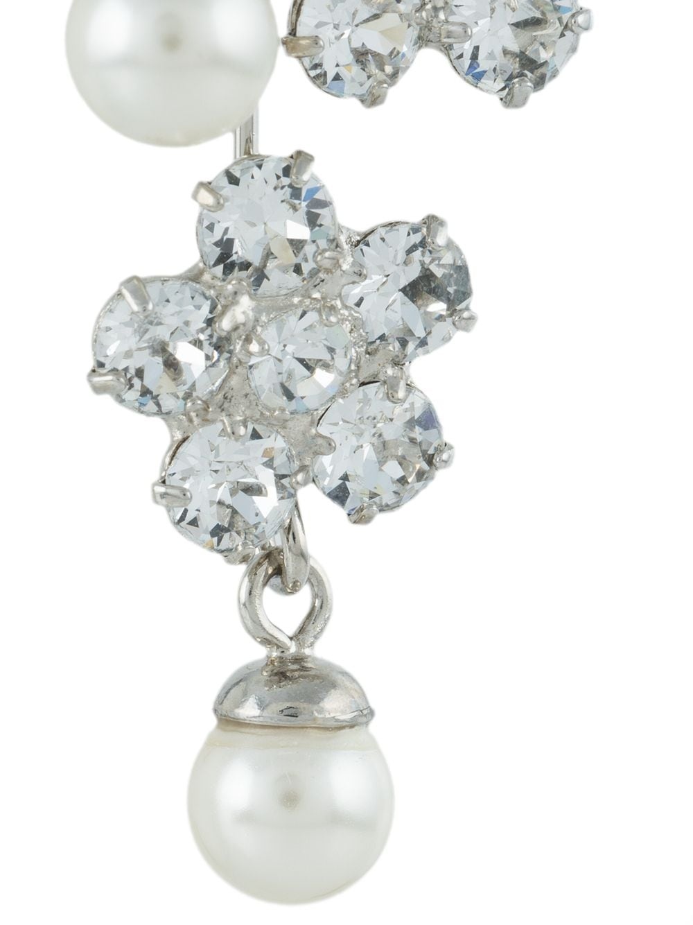 Aria crystal pearl earrings - 3