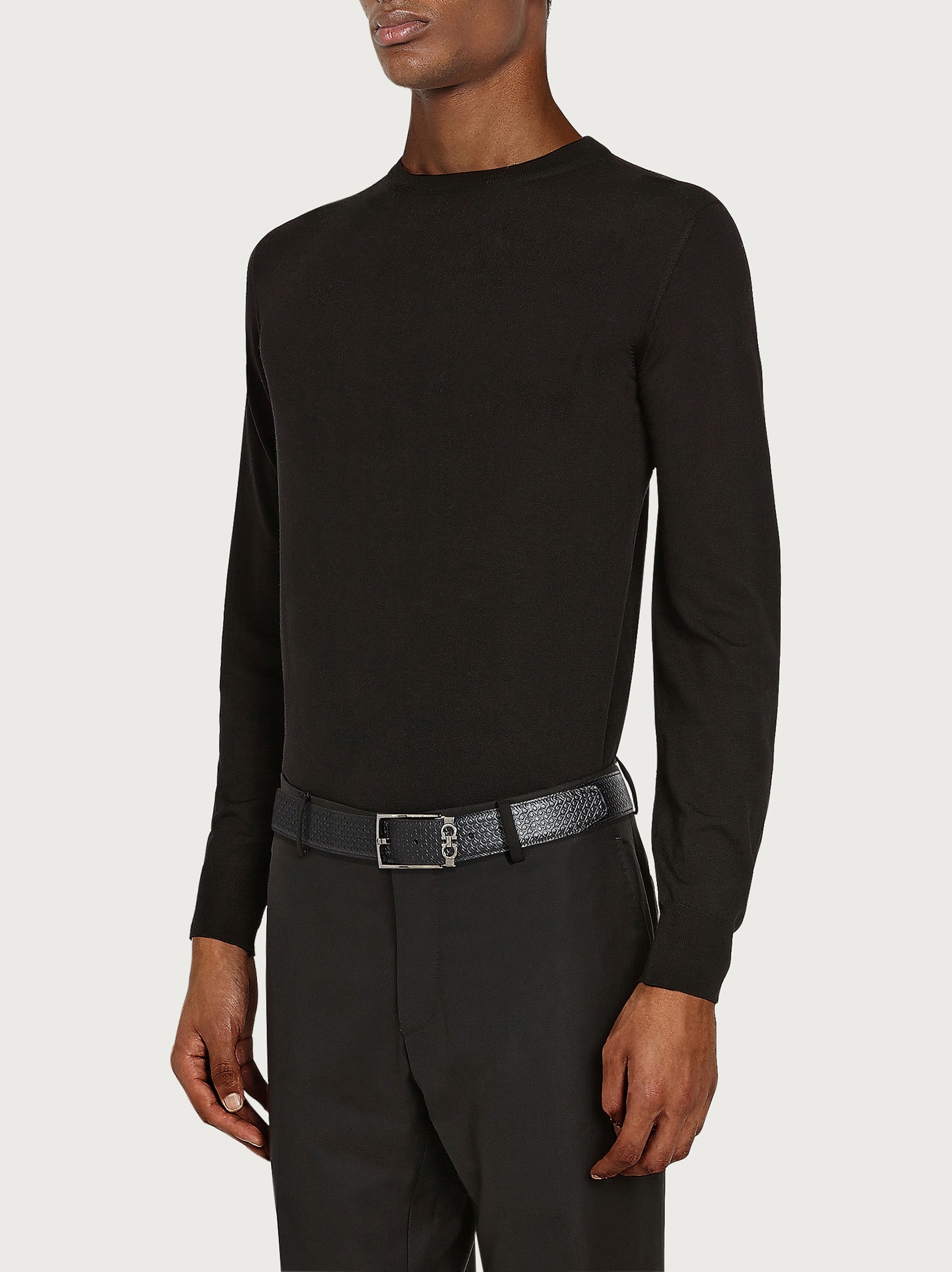 Reversible and adjustable Gancini belt - 4