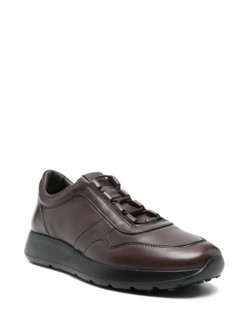 Tod's leather lace-up sneakers outlook