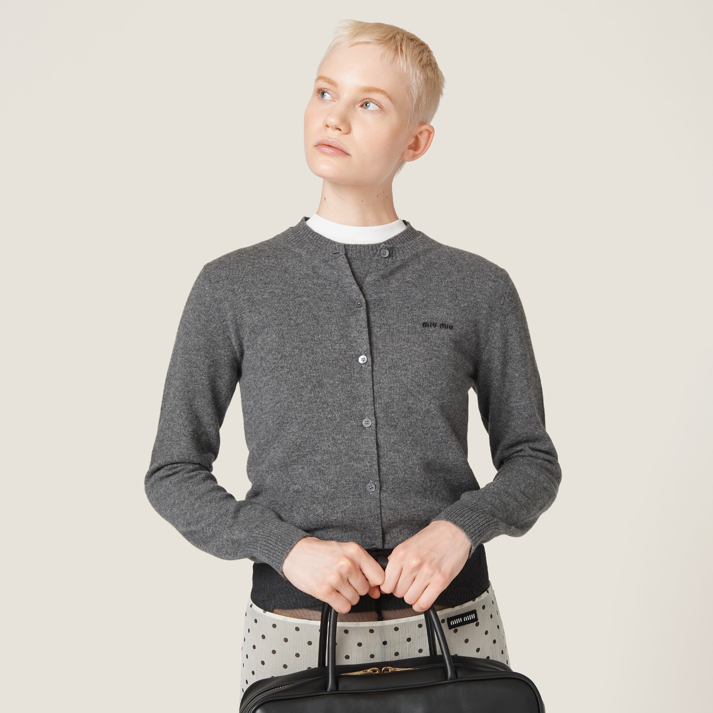 Cashmere knit cardigan - 4