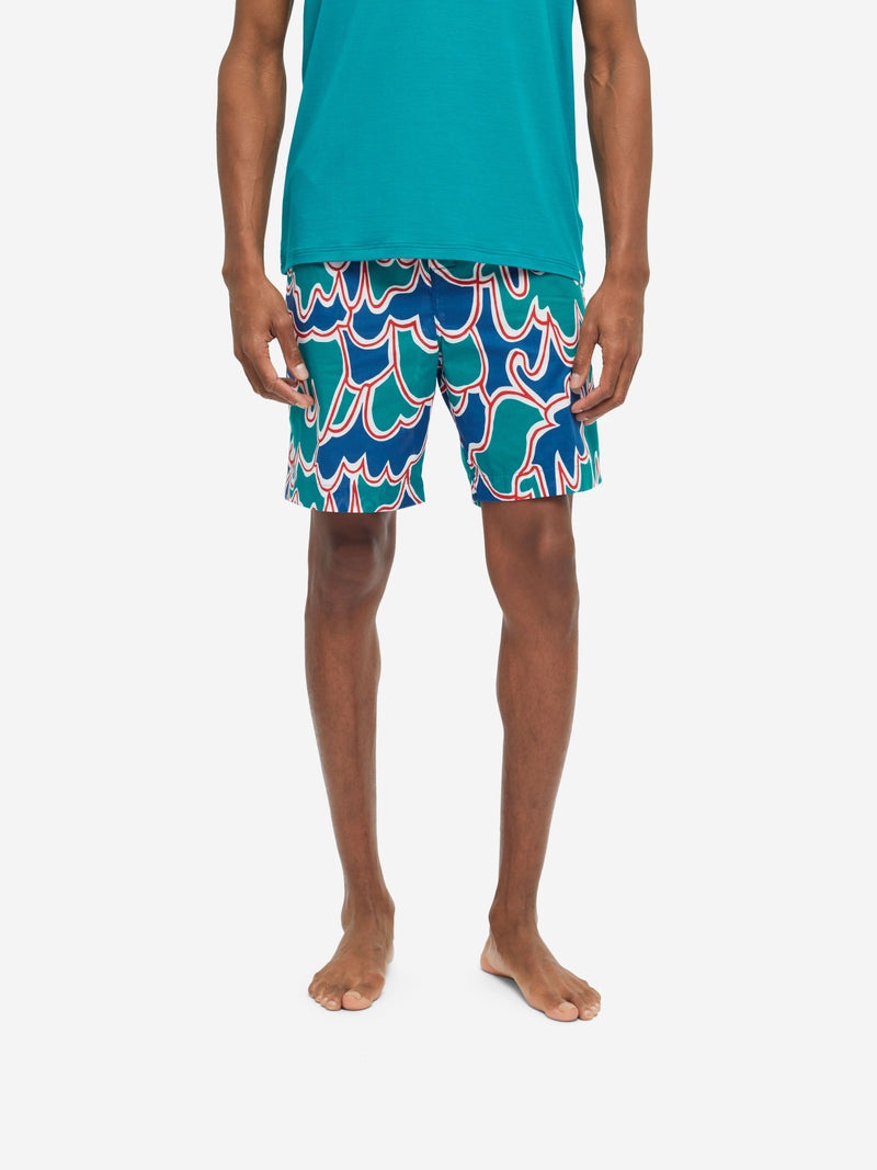 Men's Lounge Shorts Ledbury 54 Cotton Batiste Multi - 5