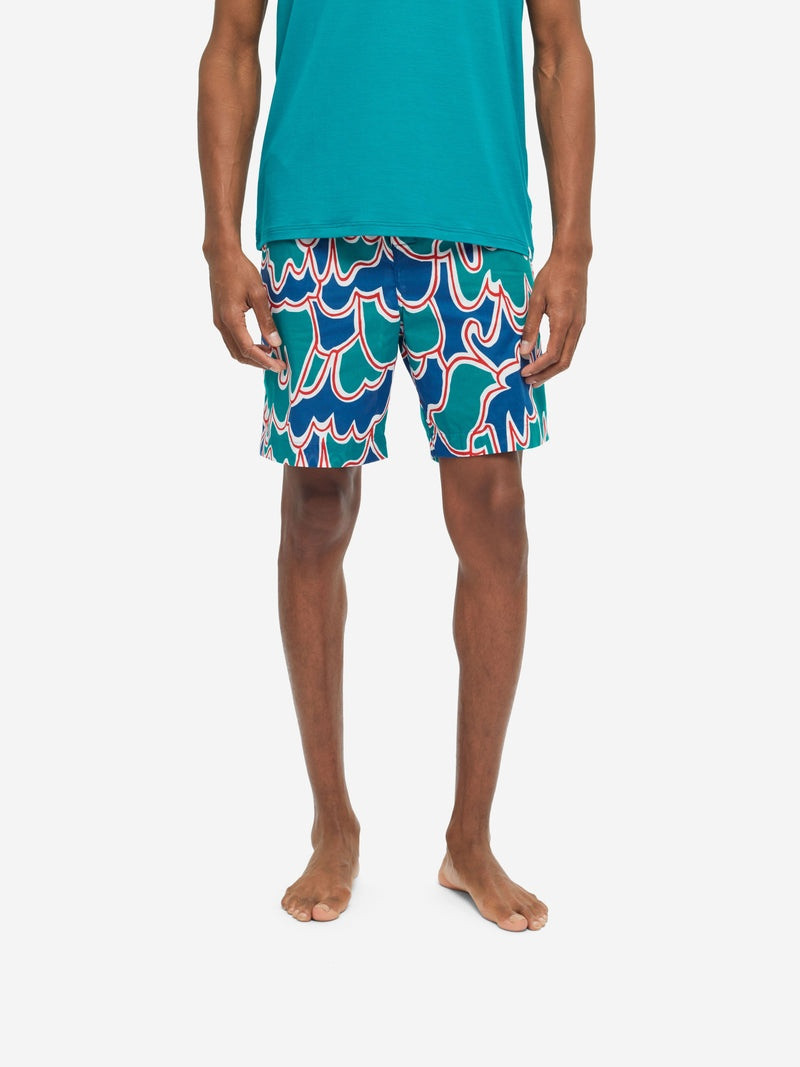 Men's Lounge Shorts Ledbury 54 Cotton Batiste Multi 5